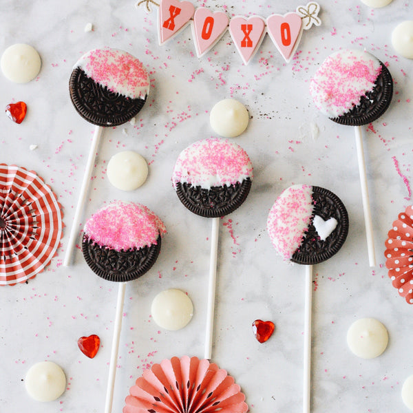 Galentine's Day Oreo Pops