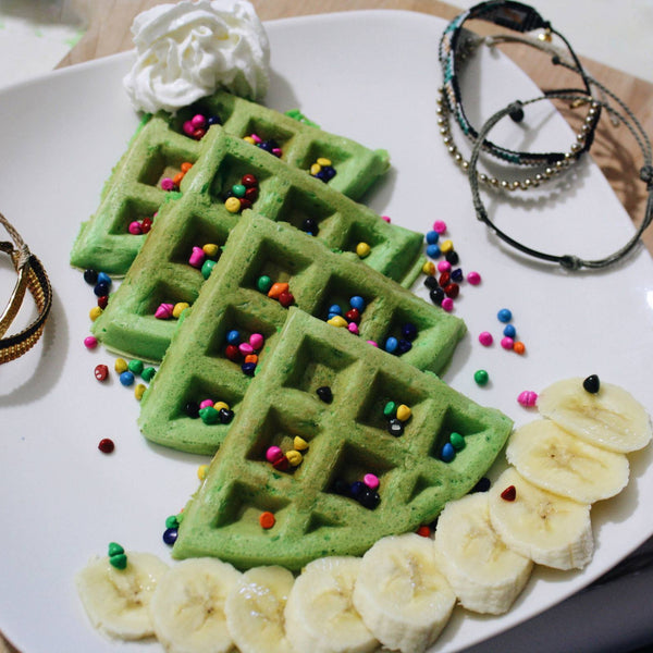 Christmas Tree Waffles