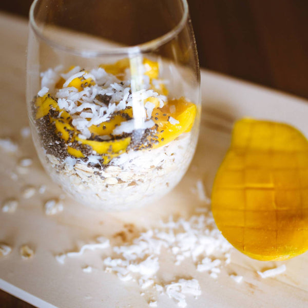 Mango Coconut Overnight Oats