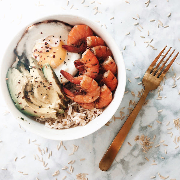 Shrimp poke bowl