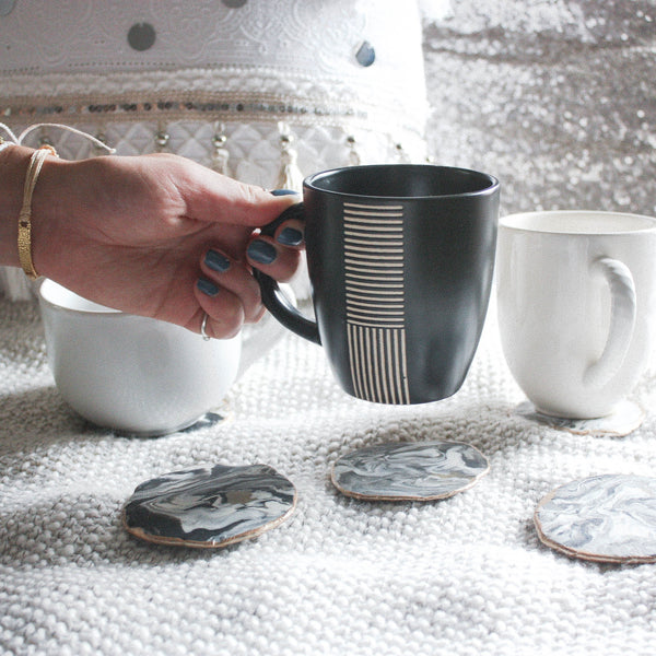 DIY DORM DECOR PART 5 – Marbled Coasters