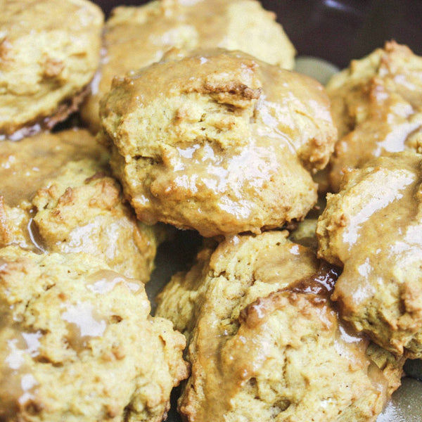 Pumpkin Cookies + Brown Sugar Icing