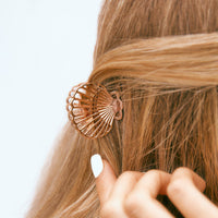 Rose Gold Shell Claw Clip Gallery Thumbnail