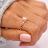 Bitty Pearl Ring Gallery Thumbnail