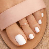 Single Daisy Toe Ring Gallery Thumbnail