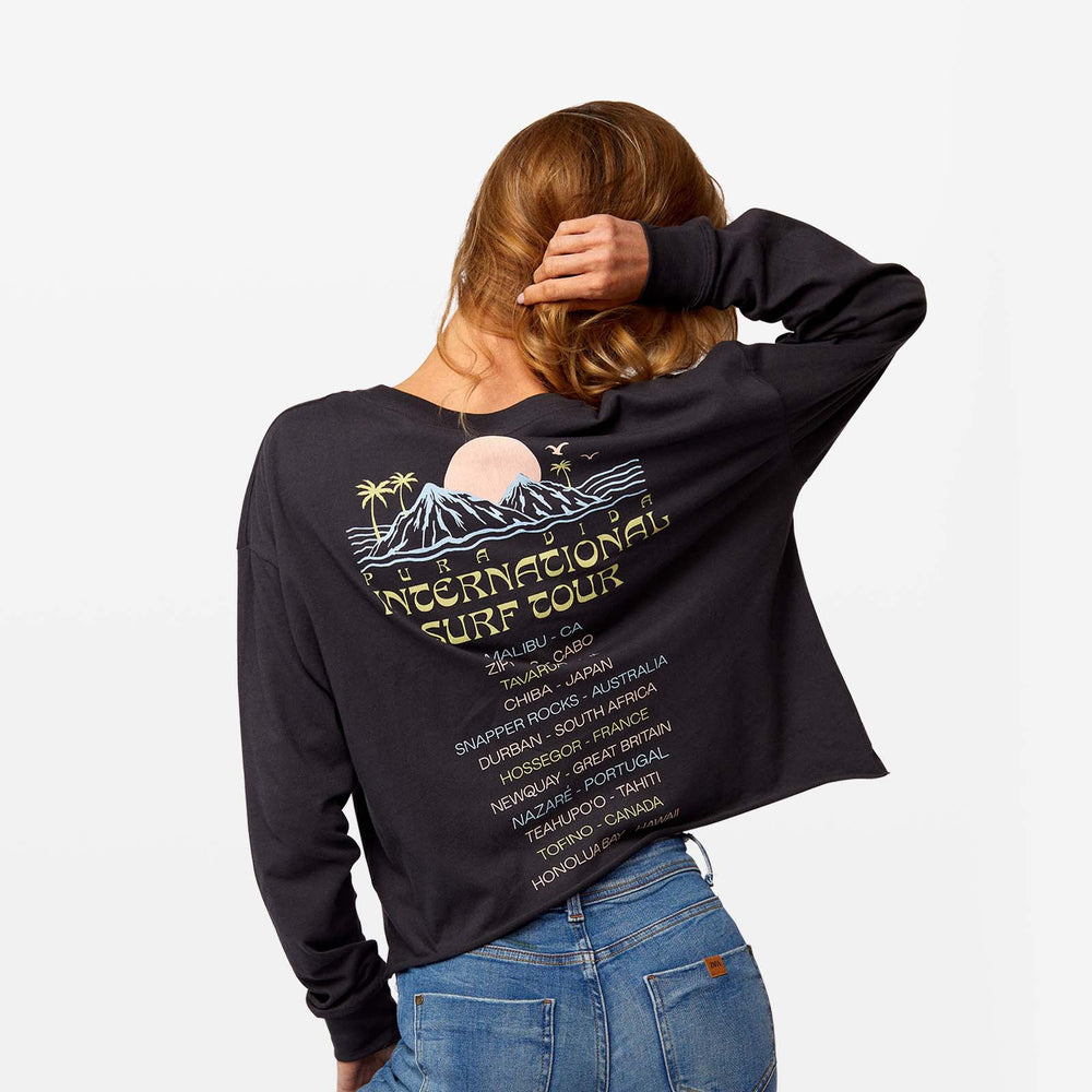 International Surf Tour Long Sleeve Boxy Tee 8