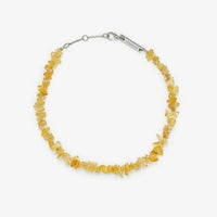 Citrine Gemstone Chip Anklet Gallery Thumbnail