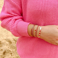 Red Cross Be Mine Mixed Original Bracelet Gallery Thumbnail