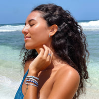 Silver Surf Braided Bracelet Gallery Thumbnail