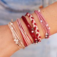 Blood Saves Lives Braided Bracelet Gallery Thumbnail