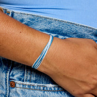 Light Blue & White Bracelet Gallery Thumbnail