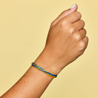 Light Blue & Yellow Bracelet Gallery Thumbnail