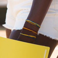 Light Blue & Yellow Bracelet Gallery Thumbnail