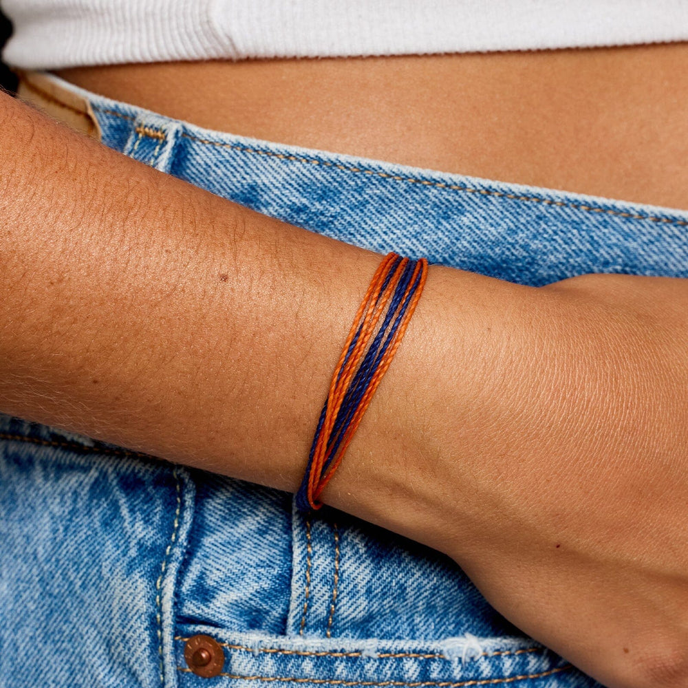 Navy & Orange Bracelet 2