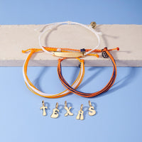 Navy & Orange Bracelet Gallery Thumbnail