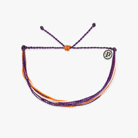 Orange, Purple & White Bracelet Gallery Thumbnail