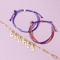 Purple & White Bracelet Gallery Thumbnail