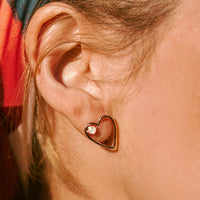 Sweetheart Stone Earrings Gallery Thumbnail