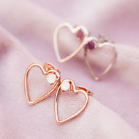 Sweetheart Stone Earrings Gallery Thumbnail