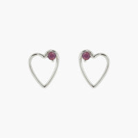 Sweetheart Stone Earrings