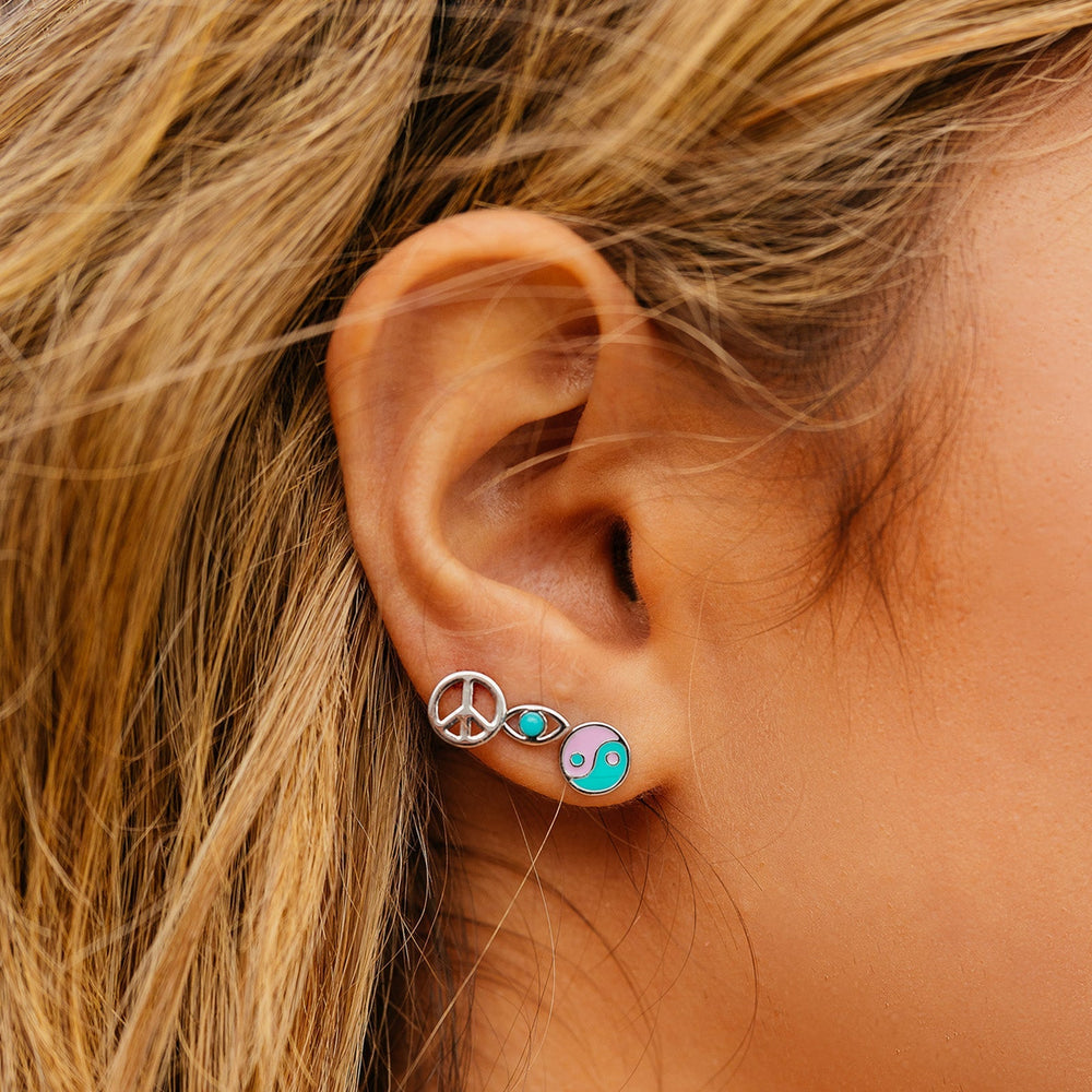 Kaleidoscope Stud Earring Pack 2