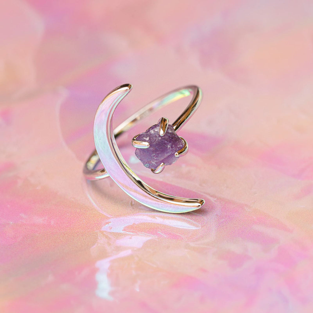 Crescent Moon Ring 4