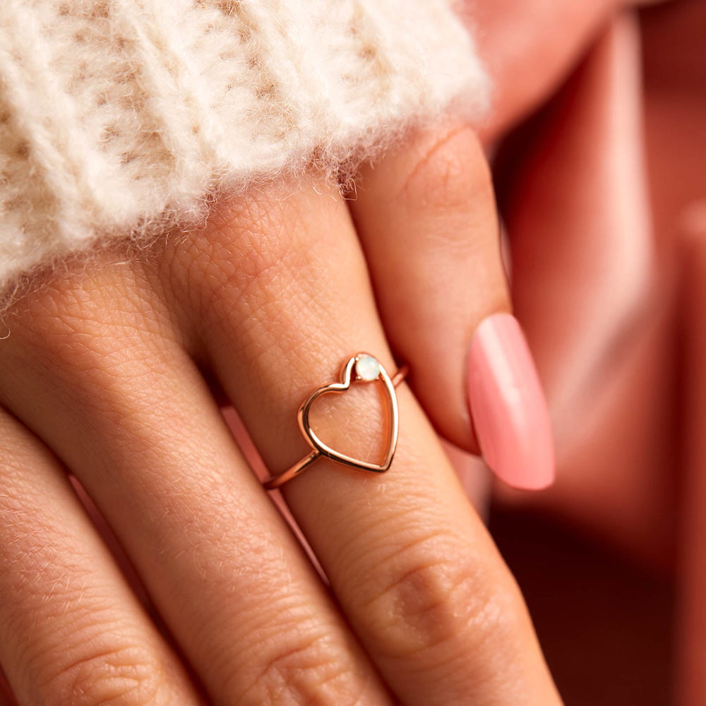 Sweetheart Stone Ring 4