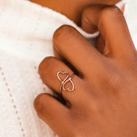 Heart Wire Wrap Ring Gallery Thumbnail