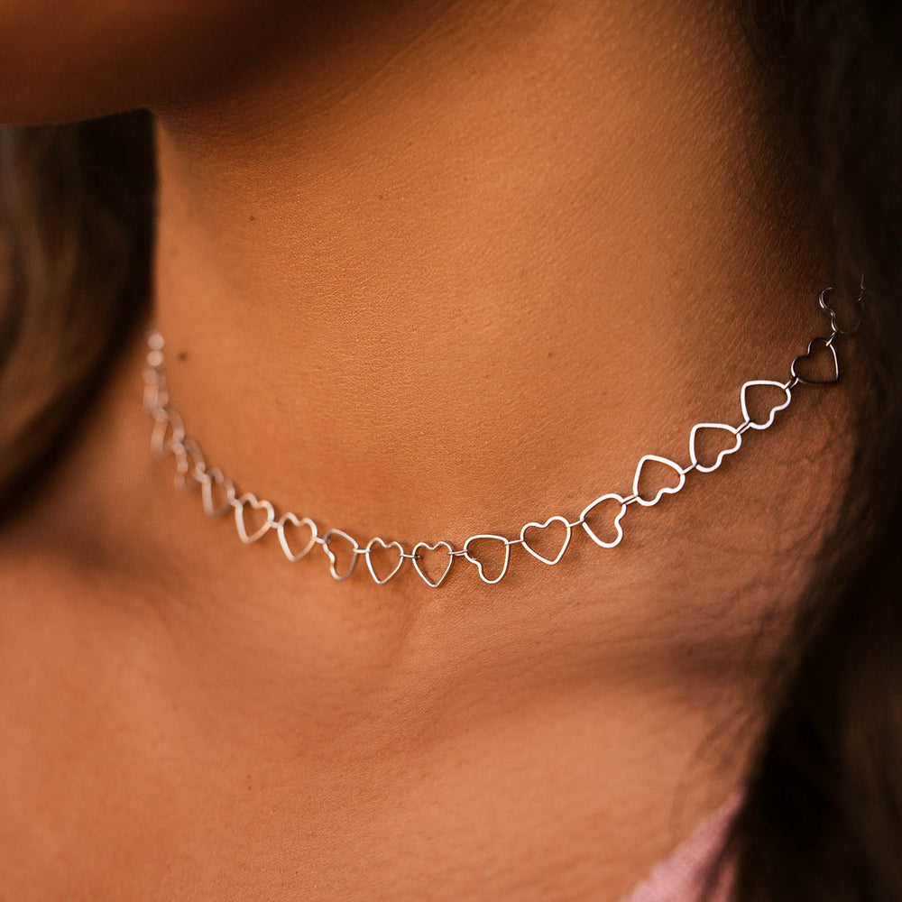 Heart Chain Choker 3