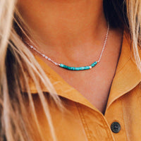 Turquoise Bead Necklace Gallery Thumbnail