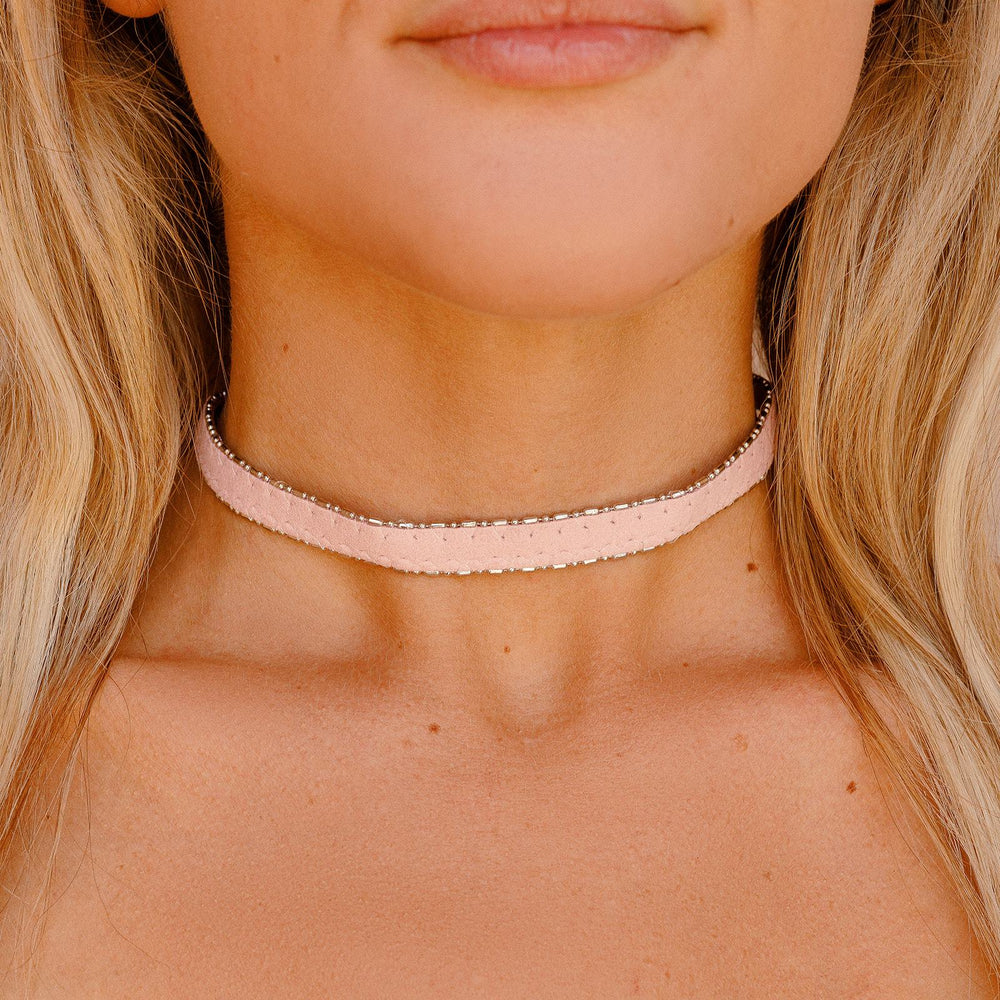 Pretty in Pink Choker 2