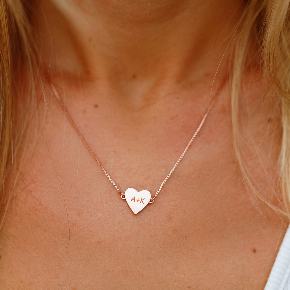 Engravable Heart Choker 6