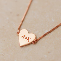 Engravable Heart Choker Gallery Thumbnail