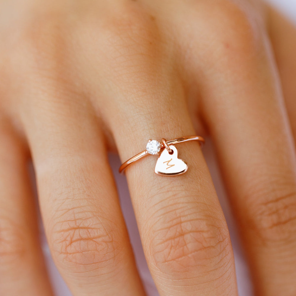 Engravable Heart Ring 6