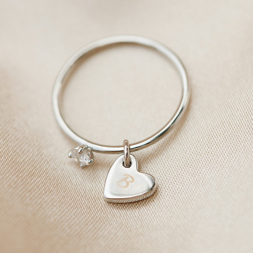 Engravable Heart Ring 9