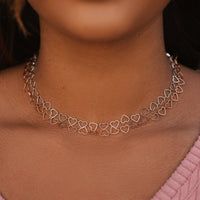 Heart Chain Choker Gallery Thumbnail