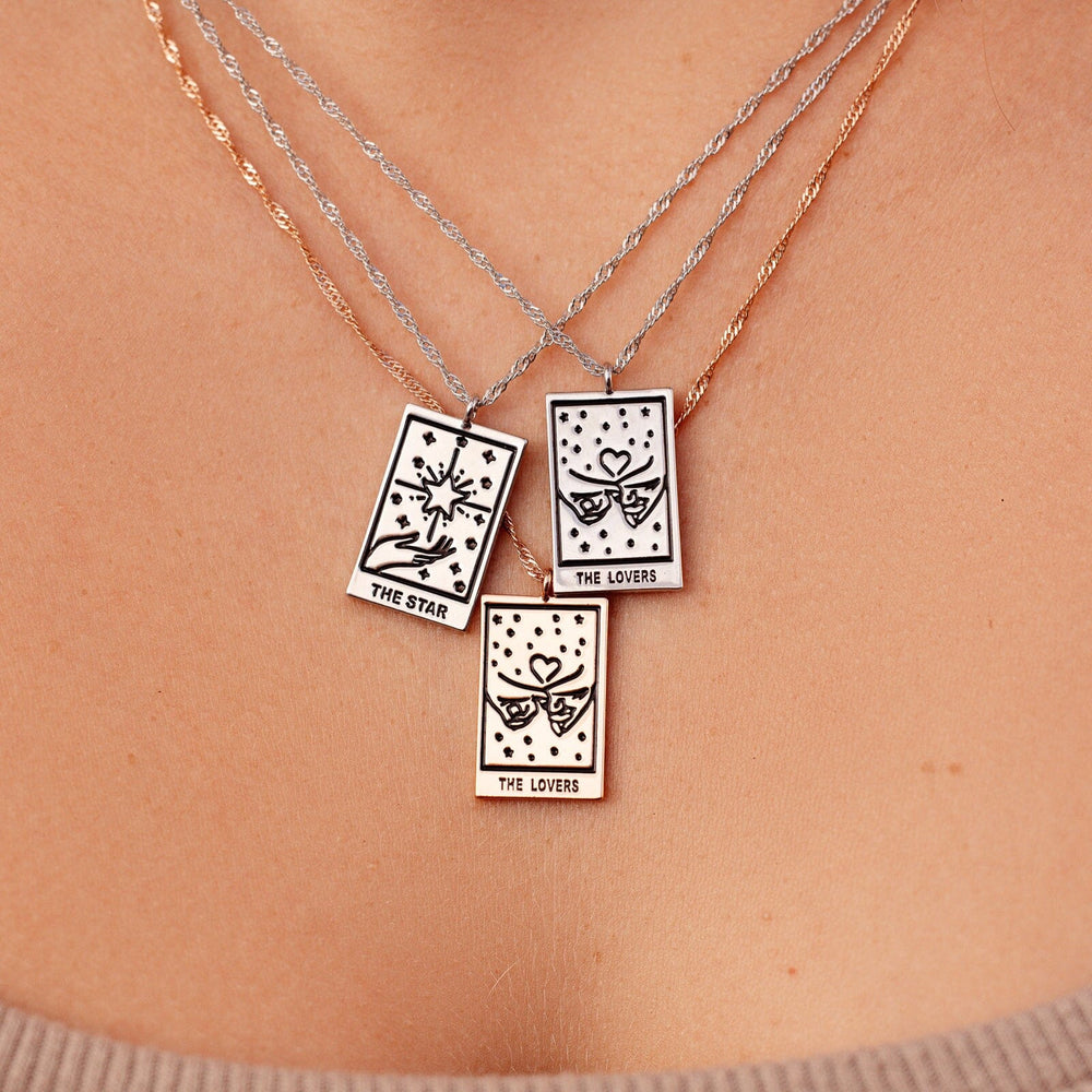 Tarot Card Pendant Necklace 14