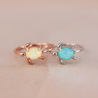 Opal Sea Turtle Ring Gallery Thumbnail