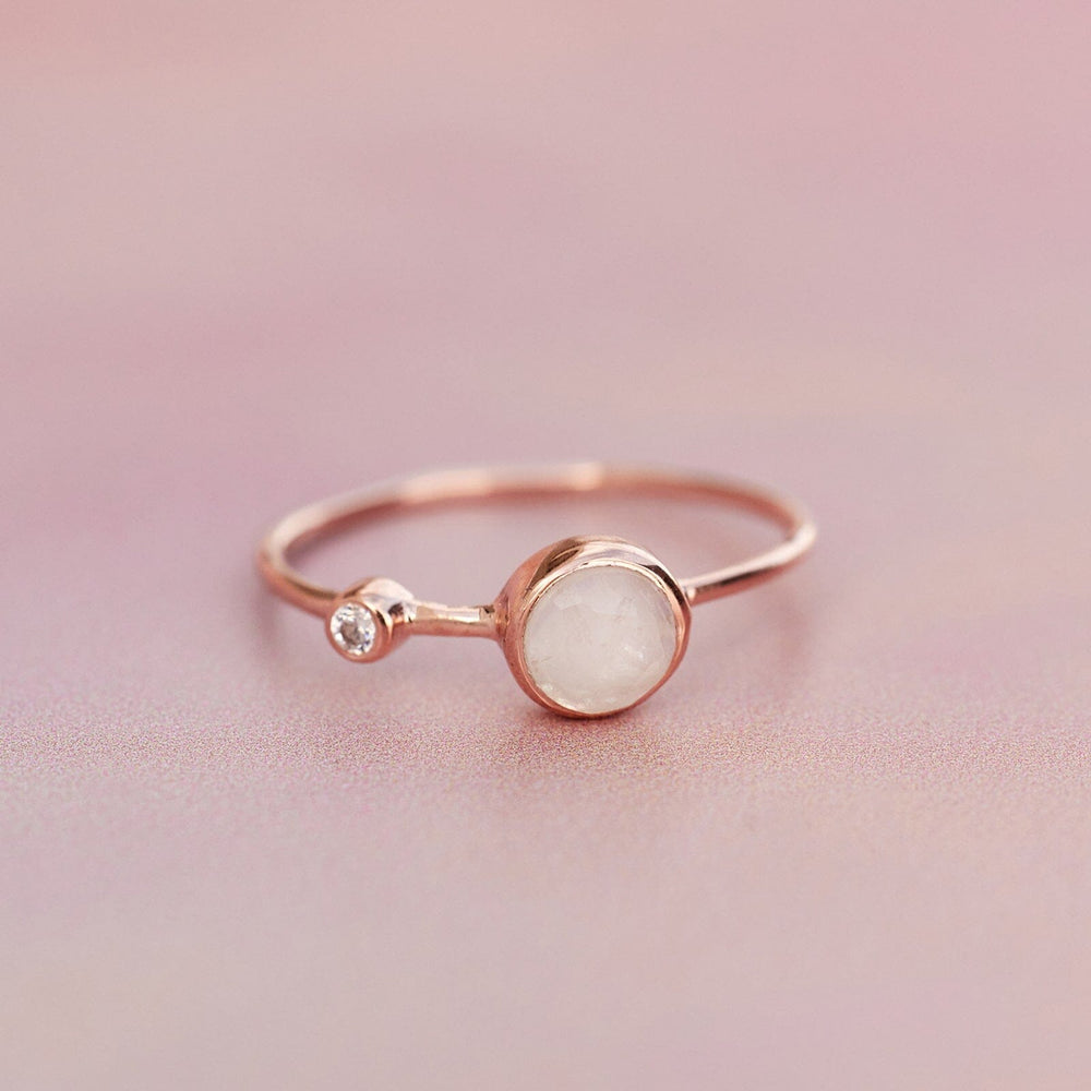 Moonstone Double Stone Ring 4