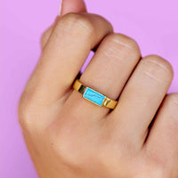 Tulum Turquoise Ring Gallery Thumbnail