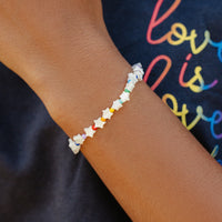 Serena Star Bead Stretch Bracelet Gallery Thumbnail