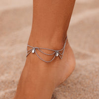 Draped Chain Anklet Gallery Thumbnail