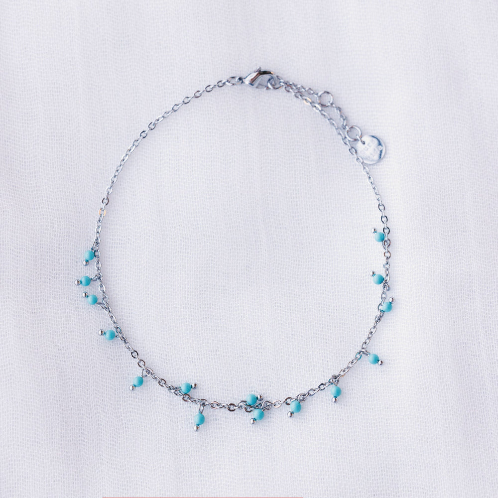 Floating Gemstone Anklet 7