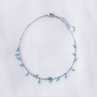 Floating Gemstone Anklet Gallery Thumbnail