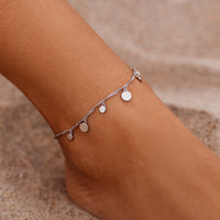 Mixed Mini Coins Chain Anklet Gallery Thumbnail