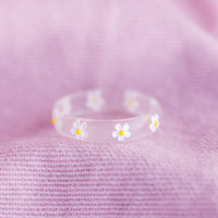 Daisy Resin Ring Gallery Thumbnail