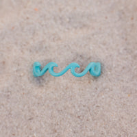 Enamel Delicate Wave Toe Ring Gallery Thumbnail