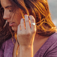 Mother of Pearl Signet Ring Gallery Thumbnail