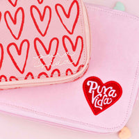 Large Pink Velvet Jewelry Case Gallery Thumbnail