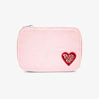 Large Pink Velvet Jewelry Case Gallery Thumbnail